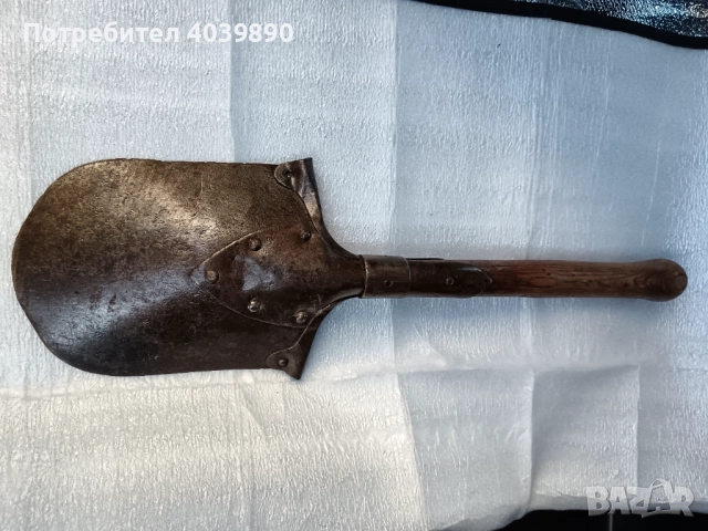 Германска, военна, окопна, лопатка , снимка 3 - Антикварни и старинни предмети - 52739442