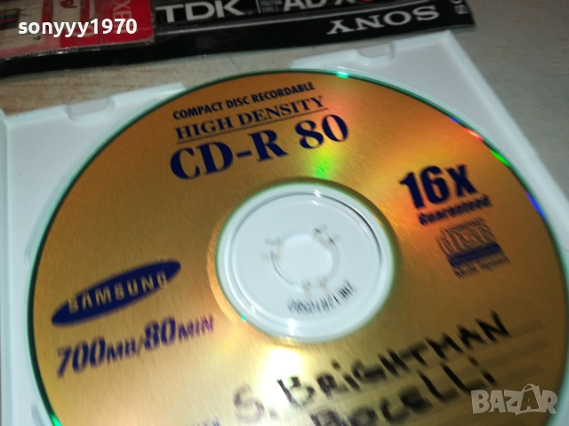 S.BRIGHTMAN & A.BOCELLI CD 2910250715, снимка 5 - CD дискове - 52219009