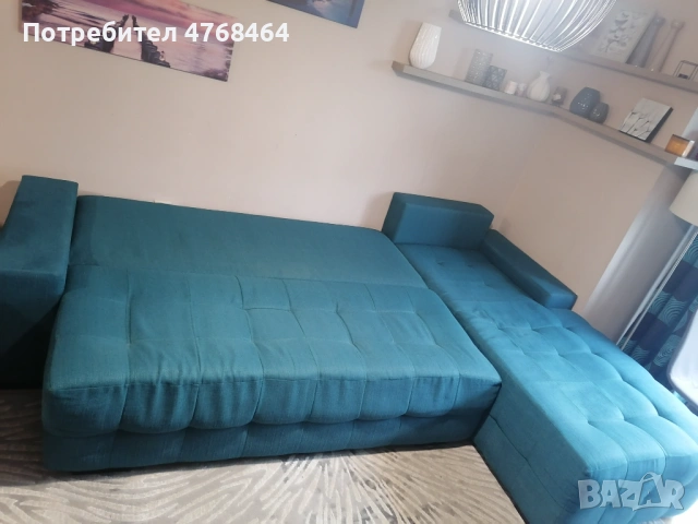 Ъглов разтегателен диван , снимка 3 - Дивани и мека мебел - 53924112