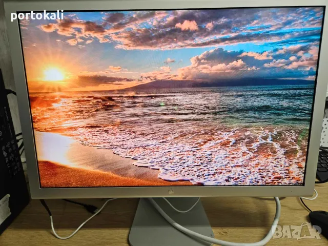 +Гаранция! Монитор Apple Cinema HD Display A1082 23" 1920x1200 WUXGA 16:10, снимка 12 - Монитори - 49196262