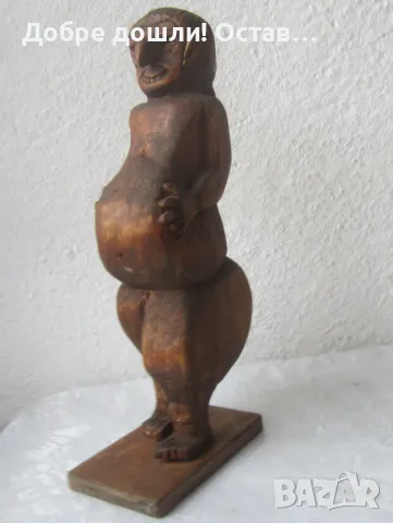 Стара дървена фигура, дърворезба и други дървени фигури, снимка 11 - Антикварни и старинни предмети - 50211310