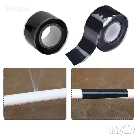 Самозалепваща се силиконова уплътнителна лента черна 25 мм x 3 м, снимка 9 - Други стоки за дома - 53212280