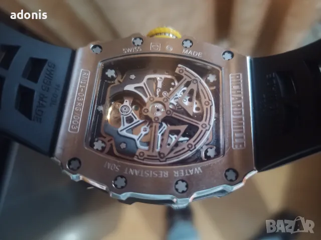 Richard mille automatic mechanical watch Ричард Майли автоматичен механичен часовник, снимка 14 - Други - 48989617