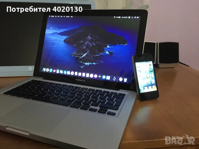 Лаптоп Apple MacBook Pro (13", Mid 2012) + GSM Apple iPhone 4 (16GB)