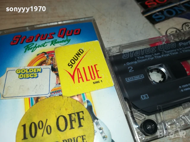STATUS QUO-ORIGINAL TAPE 2407251156, снимка 11 - Аудио касети - 51126514