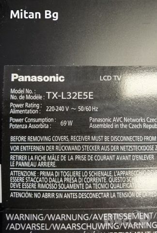 Panasonic TX-L32E5E , снимка 1 - Части и Платки - 46113001