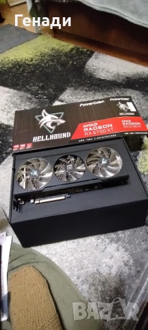 НОВА Radeon RX 6700 XT 12GB Powercolor Hellhound, снимка 4 - Видеокарти - 53344805