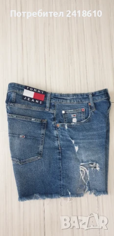 Tommy Hilfiger Mom Denim Jeans Short Womens Size 31 ОРИГИНАЛ! Дамски Къси Дънкови Панталони!, снимка 6 - Къси панталони и бермуди - 50713378