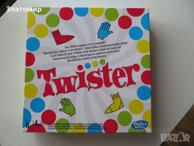 Игра TWISTER на HASBRO за 6+ годишни , снимка 1 - Игри и пъзели - 45698186