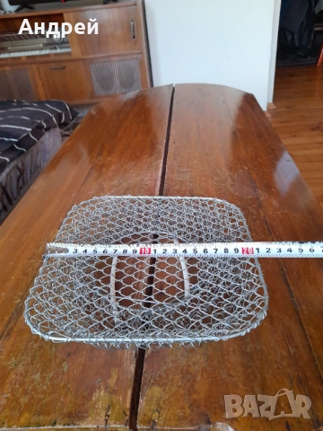 Стара метална пазарска чанта #4, снимка 4 - Други ценни предмети - 53405079