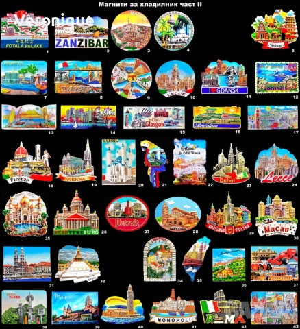 Магнити за хладилник част II