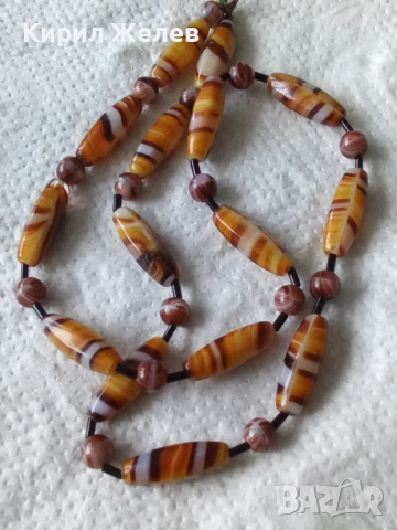 Старинно ретро колие 52689, снимка 2 - Колиета, медальони, синджири - 52866274