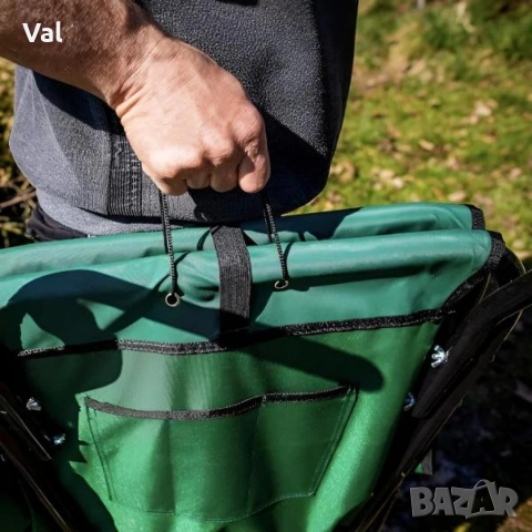 Сгъваема градинска количка с голям капацитет – лека, здрава и компактна за съхранение, снимка 10 - Градински инструменти - 53038857