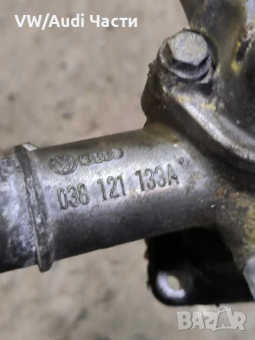 Тройник фланец антифриз за Голф 4 Ауди А3 Сеат Шкода Бора VW Golf 4 Audi A3 Seat Skoda 038121133A, снимка 3 - Части - 50924161
