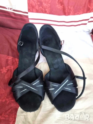 Обувки за танци /Latin dance shoes черни, снимка 3 - Дамски елегантни обувки - 50783290