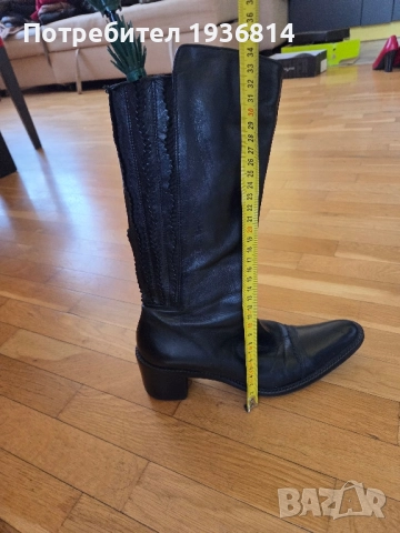 Италиански ботуши естествена кожа 35 номер , снимка 4 - Дамски ботуши - 51872987