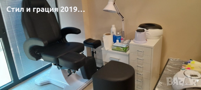 Стол за педикюр 112 - бял/сив/черен, снимка 13 - Педикюр и маникюр - 44511066