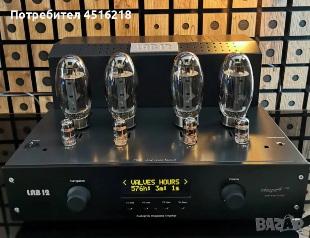 Продавам лампов усилвател LAB 12 - integre4 Mk2 – Toroid Version
