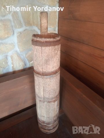 Стара дървена буталка за масло., снимка 10 - Антикварни и старинни предмети - 45680895