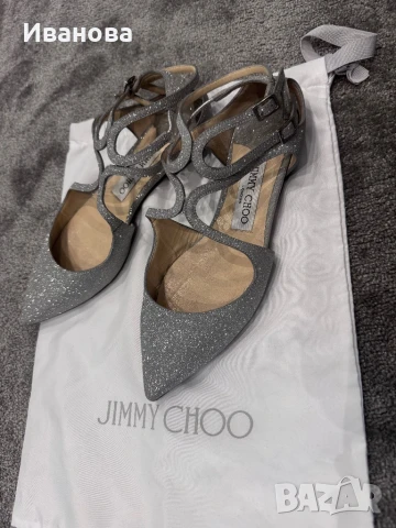 Луксозни Дамски обувки JIMMY CHOO , снимка 6 - Пантофи - 50920628
