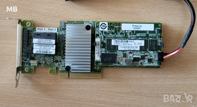 IBM ServeRAID M5210 12G SAS RAID LSI/AVAGO 9361-8i PCIe контролер, снимка 2 - Други - 52845308