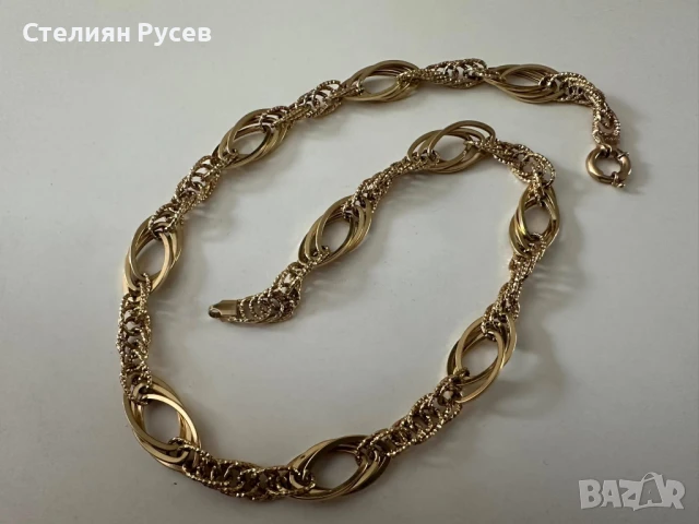 19.4гр 50 см дамско златно колие / синджир / ланец / злато / златен / GOLD 585 / 14 карата цена обща, снимка 1