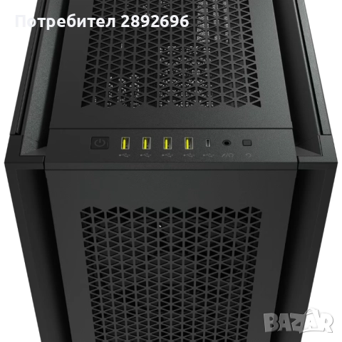 Компютърна кутия Corsair 7000D AIRFLOW Tempered Glass, Черен, НОВА, снимка 6 - Други - 52030066