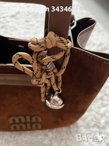 Чанта с естествен велур, снимка 8 - Чанти - 52410933