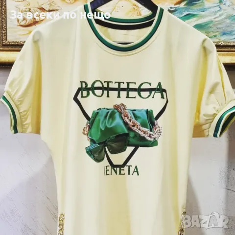 Дамска жълта рокля Bottega Veneta Код Lux46, снимка 2 - Рокли - 47028712