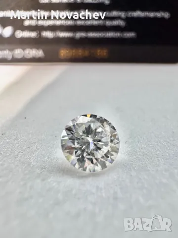 Диамант 1 карат , мойсанит, за бижу и подарък, снимка 5 - Други - 46061349