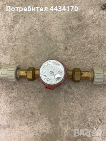 Спешно! Комплектна водна инсталация – Циркулационна помпа, водомер и манометър, снимка 4 - ВИК - 53340056