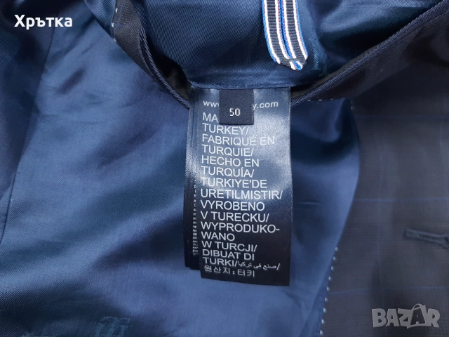 Tommy Hilfiger Tailored - Oригинално мъжко сако размер 50, снимка 9 - Сака - 53932673