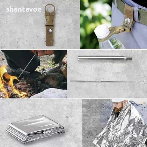  Комплект за оцеляване с инструменти 32 в 1, снимка 5 - Екипировка - 53712232