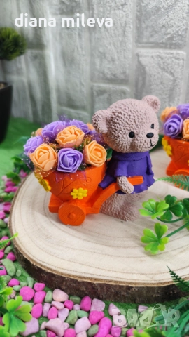 Сладки малки мечета в  лилаво и оранжево!, снимка 6 - Декорация за дома - 52148366