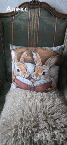 Прекрасна калъфка за възглавница, 45см/ 45см, снимка 2 - Възглавници - 52920807