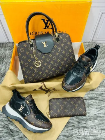 дамски маратонки, чанта / раница и портмоне louis vuitton , снимка 18 - Чанти - 46877778