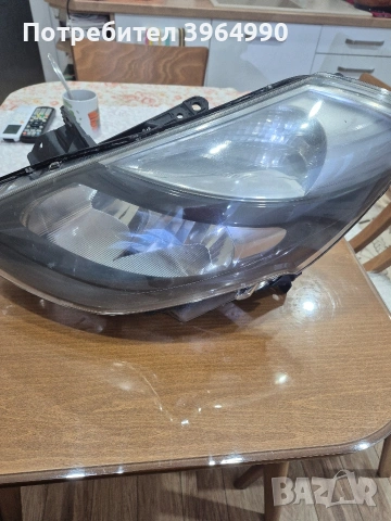 Оригинален Неразличим от нов Кристален ляв фар за Рено Клио трета генерация фейс 