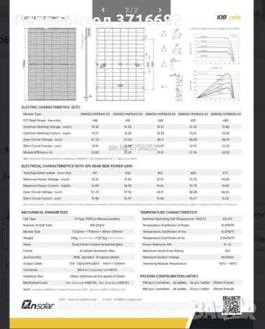 Фотоволтаични панели, снимка 2 - Друга електроника - 47216100