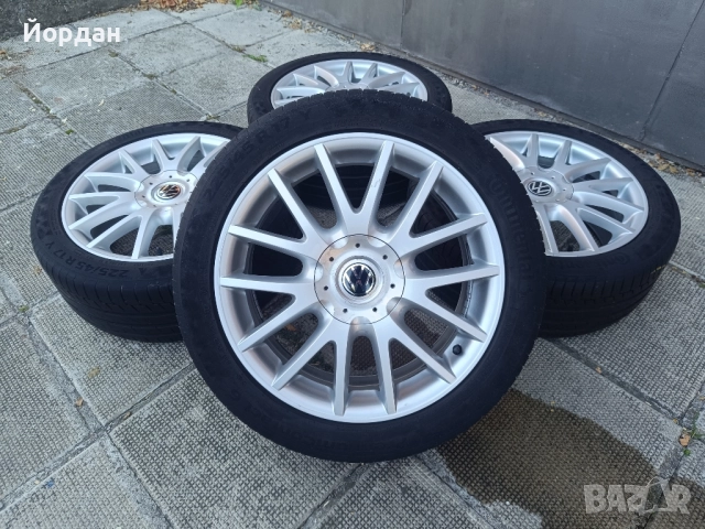 ОРИГИНАЛНИ джанти с гуми 17 ' 5x112 57,1 ФОЛКСВАГЕН / VW GOLF TOURAN