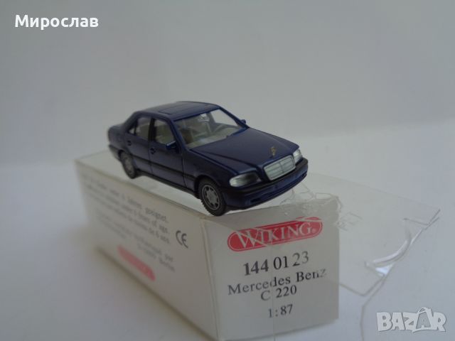 WIKING 1:87 H0 MERCEDES BENZ C 220 ИГРАЧКА КОЛИЧКА МОДЕЛ, снимка 2 - Колекции - 46412823