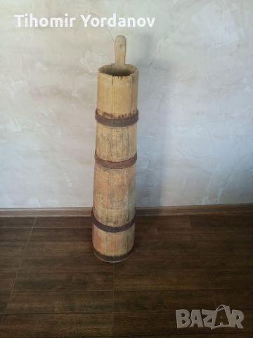 Стара дървена буталка за масло., снимка 10 - Антикварни и старинни предмети - 45681632