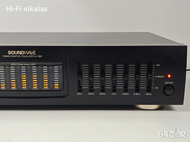 EQ стерео еквалайзер 7 бандов SOUNDWAVE Q-1300, снимка 3 - Еквалайзери - 53796681