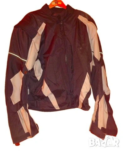 Мото яке L с протектори, cordura, Scotchlite, снимка 2 - Якета - 54081816