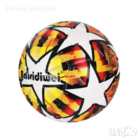 Футболна топка 5-ца /кожа/. Цената е за 1 брой., снимка 16 - Футбол - 22785434