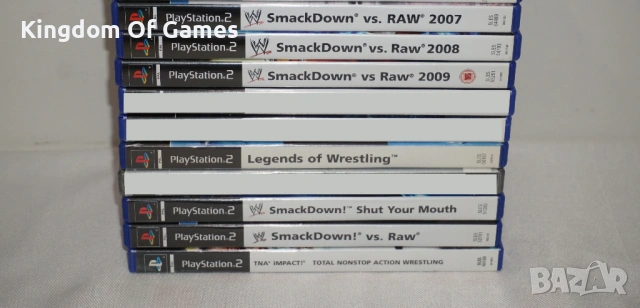 Игри за PS2 SmackDown Vs Raw 2009 2008 2007/Just Bring It/Shut Your Mouth/TNA iMPACT!, снимка 13 - Игри за PlayStation - 54078381