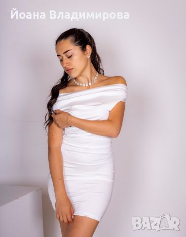 Дантелена рокля (налична в бяло и черно), снимка 1 - Рокли - 46022712