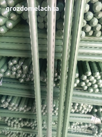 Метални колове за домати Ф20/210 см PVC покритие | Отстъпки | Вносител, снимка 2 - Градински инструменти - 53984843