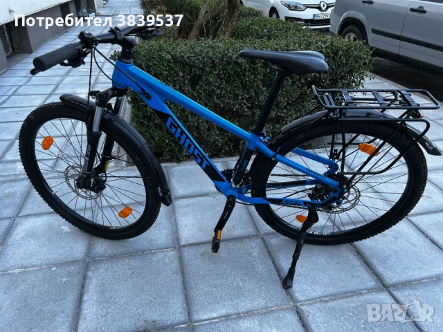 Велосипед Ghost Kato Youth EQ 2023 XS 27.5" – Хидравлични спирачки, Shimano, КАТО НОВ, снимка 10 - Велосипеди - 54063535
