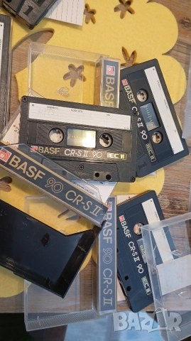 Лот от 18 аудио касети BASF CR-S II 90  Chrome super II 90/60 Chrome Standart II 90 хромни ленти, снимка 10 - Аудио касети - 53928902
