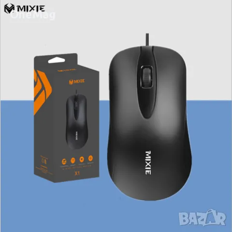 Компютърна мишка Mixie X1  Оптична USB /  3 Бутона, снимка 1 - Клавиатури и мишки - 47366673